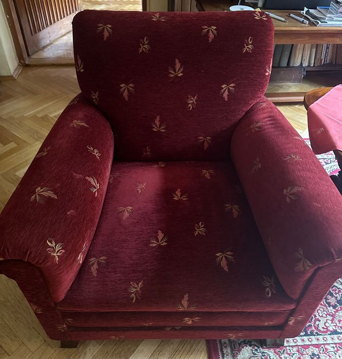 Zestaw mebli antycznych sofa kanapa fotele