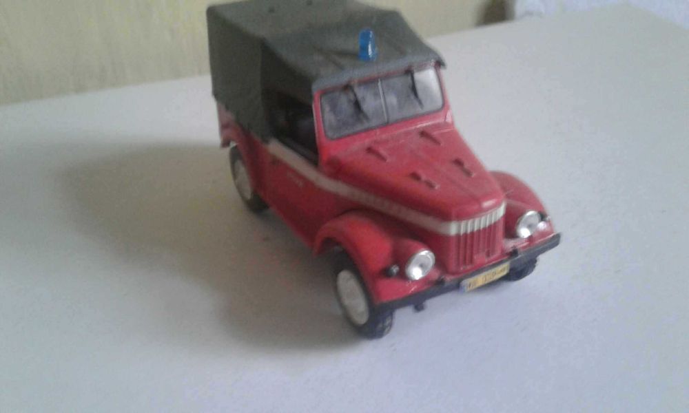GAZ 69 konwersja STRAŻ POŻARNA w skali 1:43