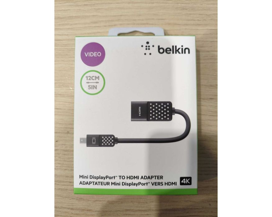 Belkin adapter Mini DisplayPort do HDMI rozdzielczość 4K