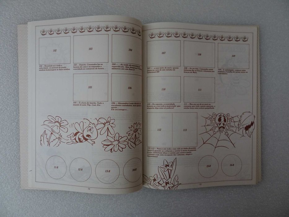 Caderneta de cromos vazia As Novas Aventuras da Abelha Maia