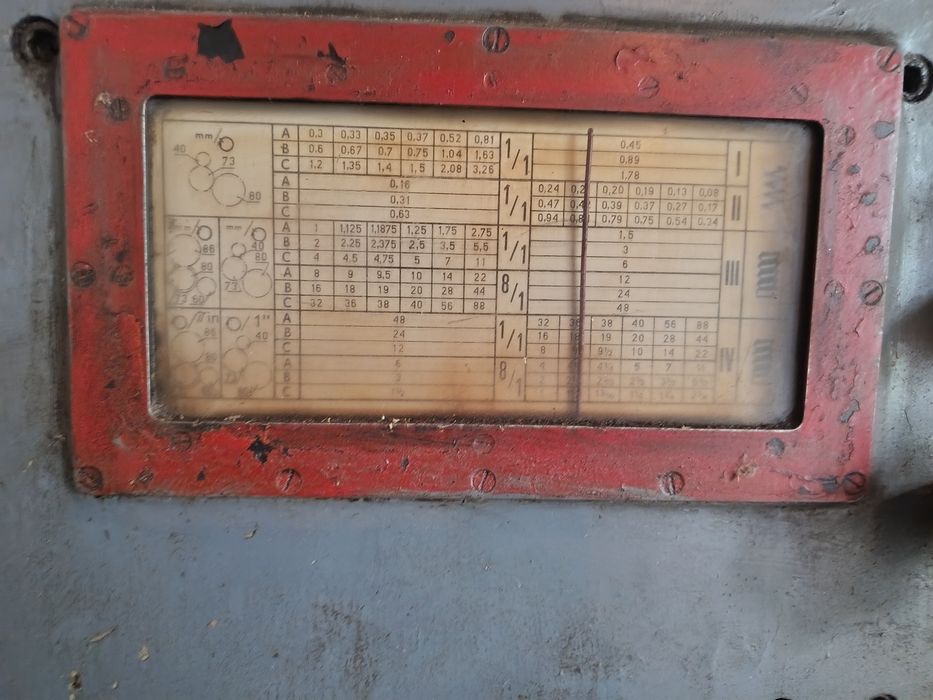 Tokarka TUD 40 zestaw noży