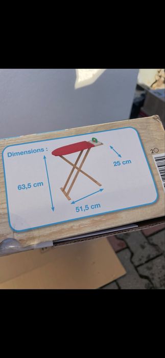 Nowa deska do prasowania z żelazkiem drewniania playtive