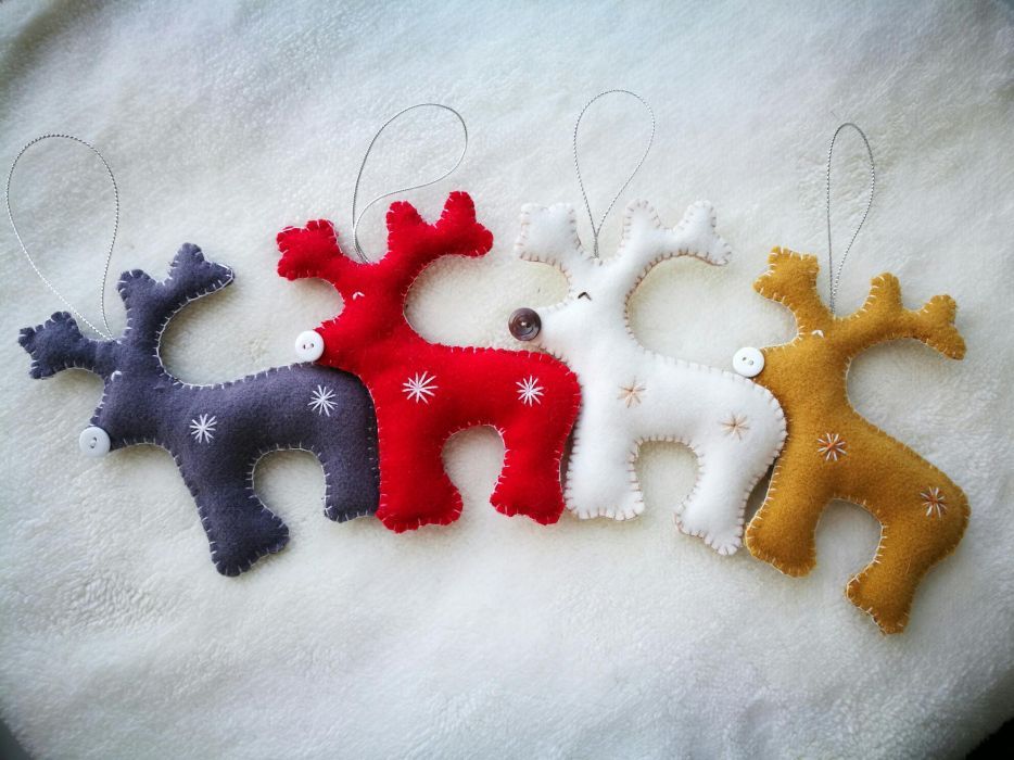 Игрушки на елку ручной работы