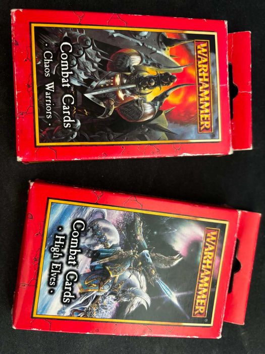 Warhammer - Commbat Cards z 1999r - 2 talie