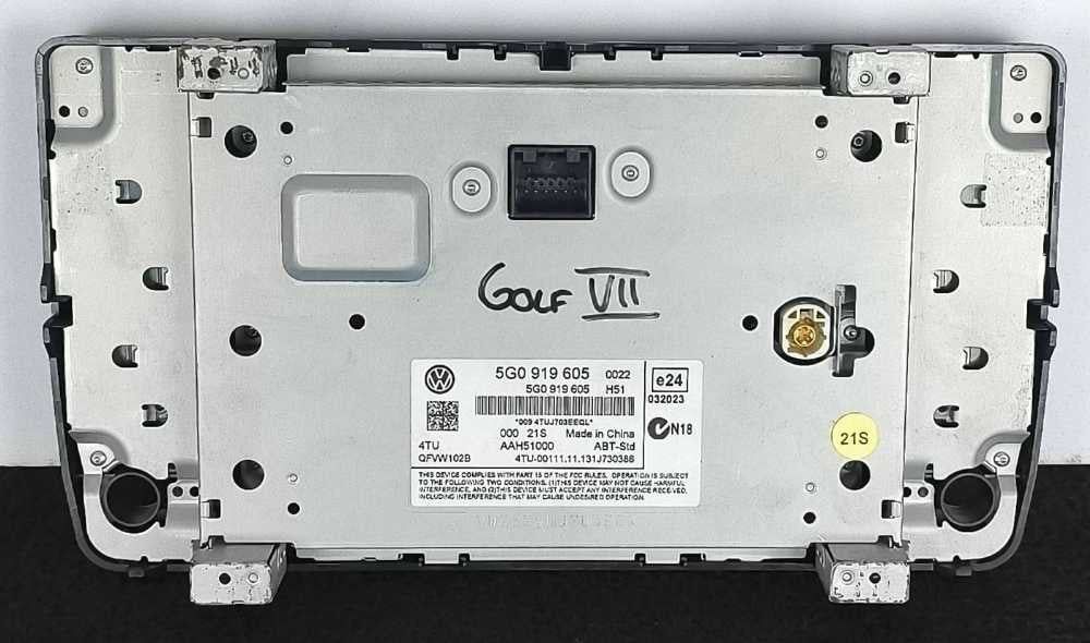 Display / Ecrã de Informações 5G0919605 - VW GOLF VII