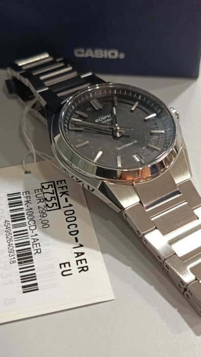 *NOVO* Casio EDIFICE automatico EFK-100CD-1A (39 mm)