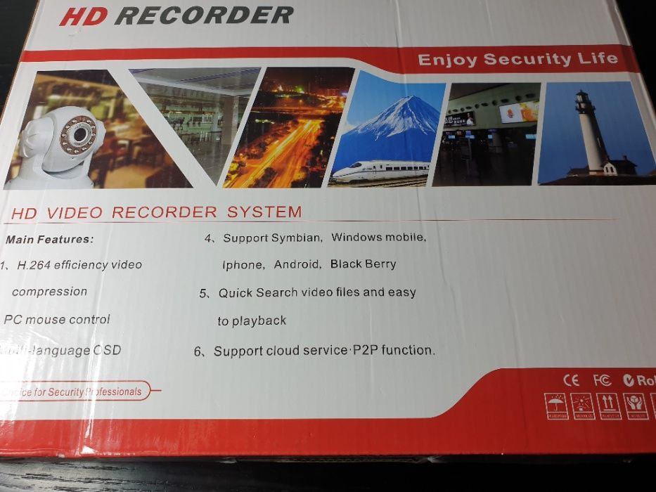 Gravador NVR 16 cameras canais 4MP 5MP HD APP Android ios telemovel IP