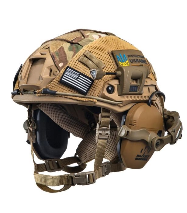 Балістичний військовий шолом FAST Helmet NIJ IIIA каска захисна койот