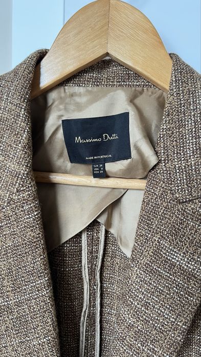 Піджак Massimo Dutti, твід, стиль old money