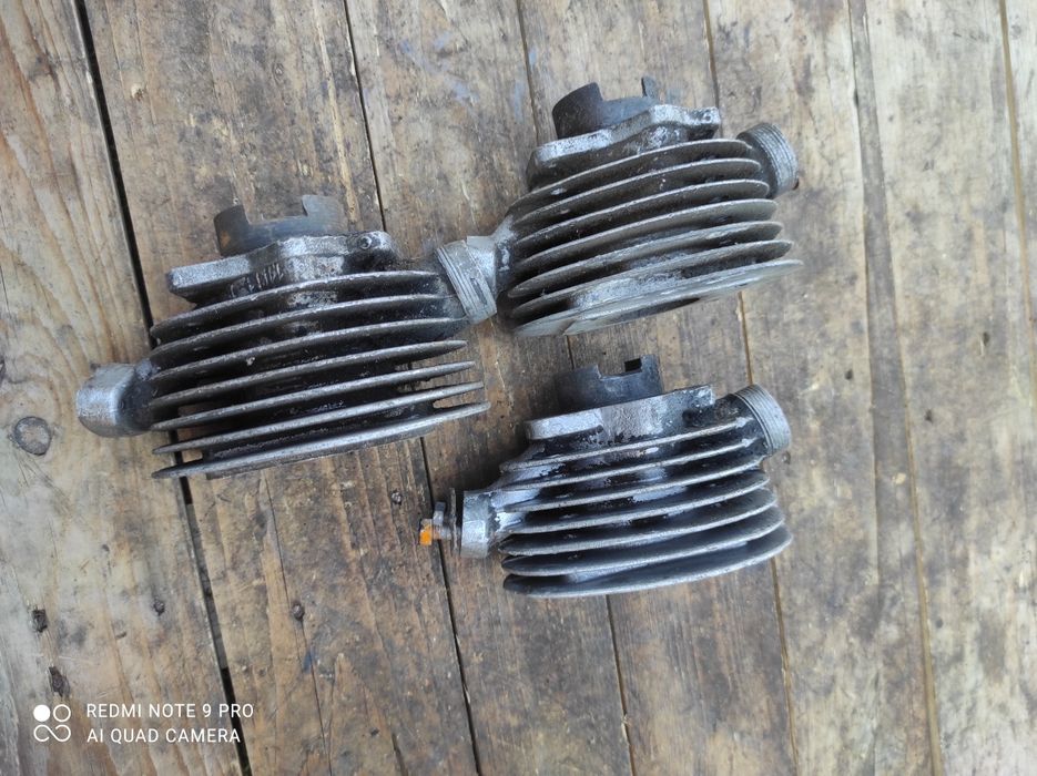 3x cylinder Romet Komar oryginał do zrobienia gwinty 11.58