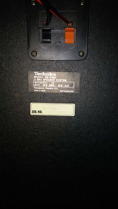 Piękne Kolumny Technics SB-CS60 bardzo zadbane Stan Idealny kompletne