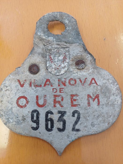 Chapa de matricula de bicicleta