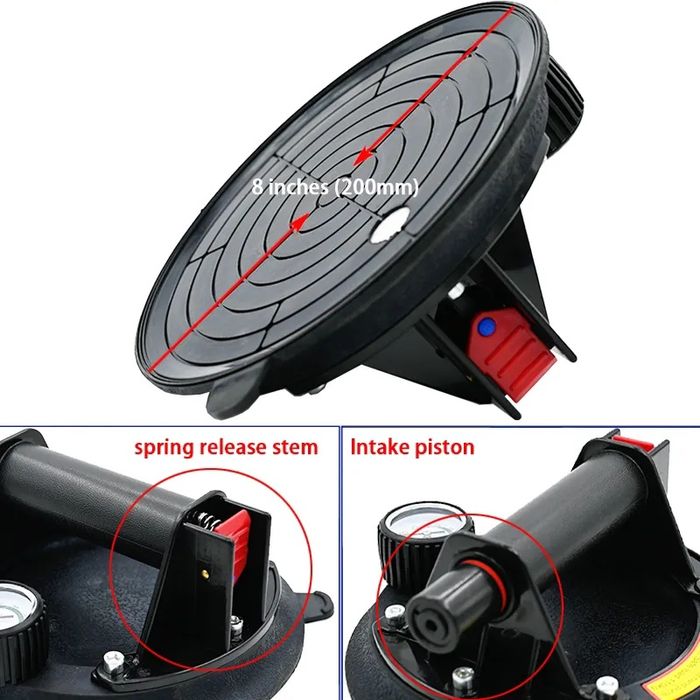 Присоски для установки и транспортировки стекла и плитки