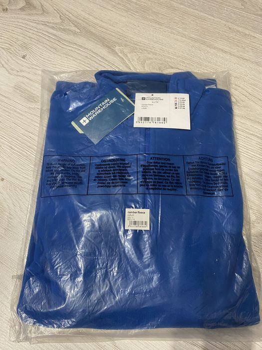Bluza męska Mountain Warehouse XS nowa nieużywana cobalt