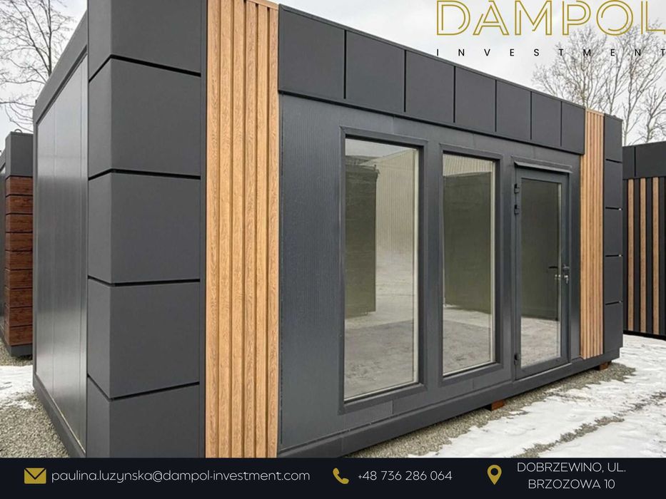 Pawilon biurowy gotowy 6X3 / 18m2 / handlowy, usługowy