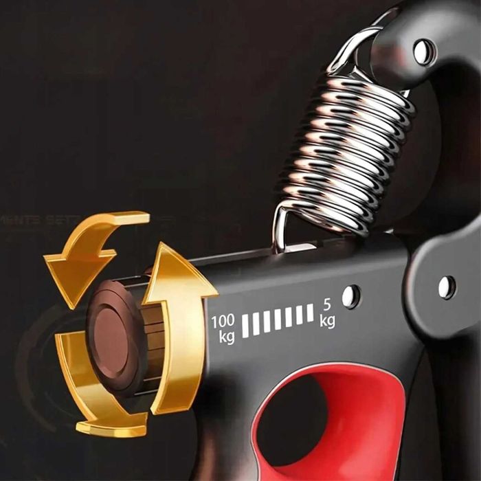 ŚCISKACZ DO RĄK do 100KG Regulowany Opór z LICZNIKIEM Solidny MOCNY