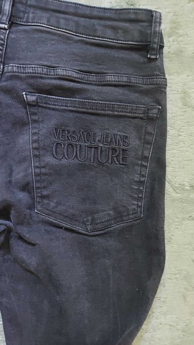 Spodnie jeans Versace COUTURE męskie