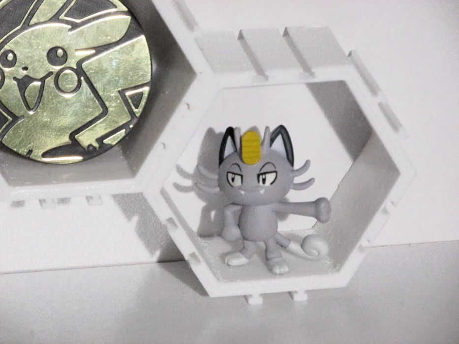 Pack Pokemons Meowth com 3 figures display