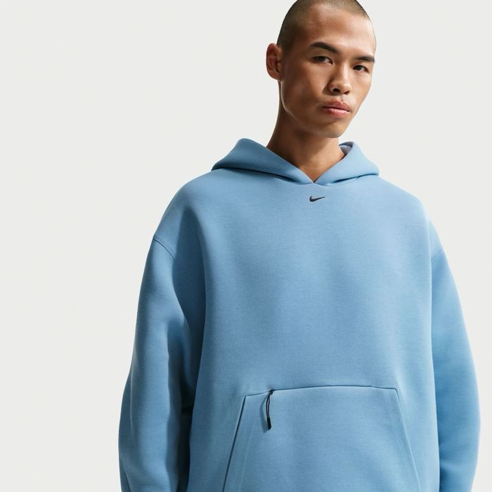 Оригінал! Худі Nike Tech Fleece (блакитне) (S, M, L) Нове з бірками!