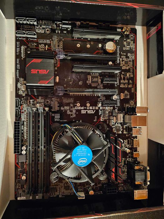 Motherboard ASUS PRIME B250-PRO + Intel Core i5-7500 3.4 GHZ