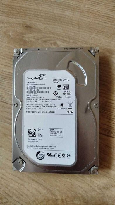 Жорсткий диск Seagate Barracuda 500GB  ST3500418AS 3.5