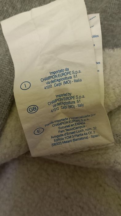 Худі champion сіре розмір М
