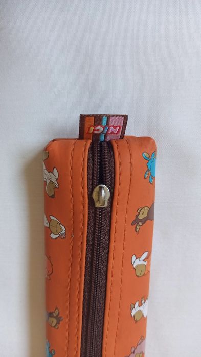 Porta lápis/estojo laranja NICI
