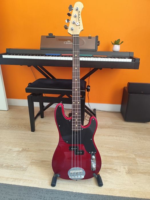 Lakland Skyline 44-51 4 Candy Apple Red