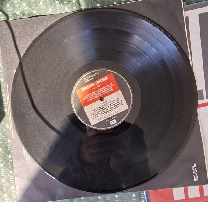 Disco de vinil Talking Heads, true stories 1986