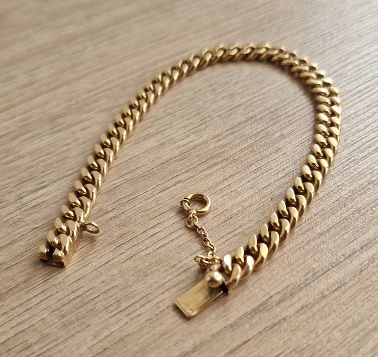 Pulseira em Ouro Malha Barbela 19.2k