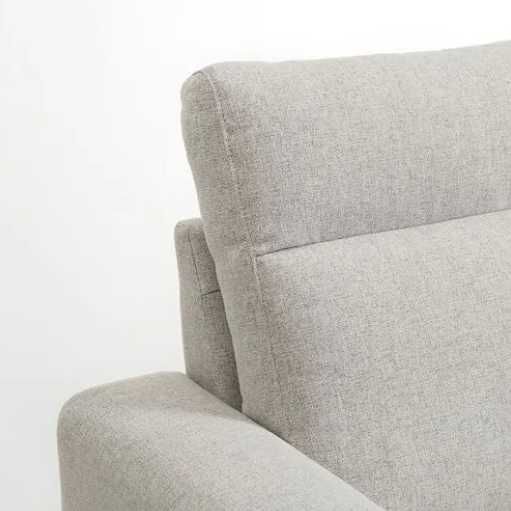 Sofá de 3 Lugares com Chaise Longue, Creme/Bege (NEGOCIÁVEL)