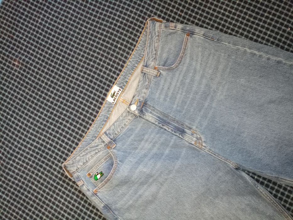 Мужские широкие джинсы Lacoste большого размера