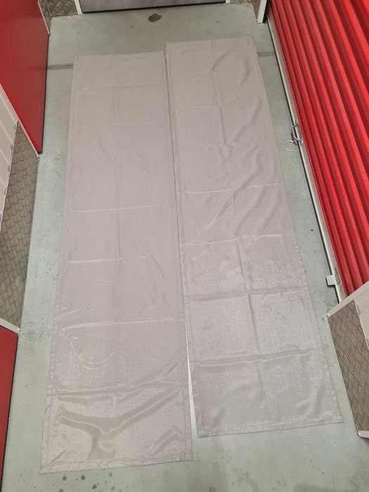 Karnisz na panele zasłonowe + 10 paneli