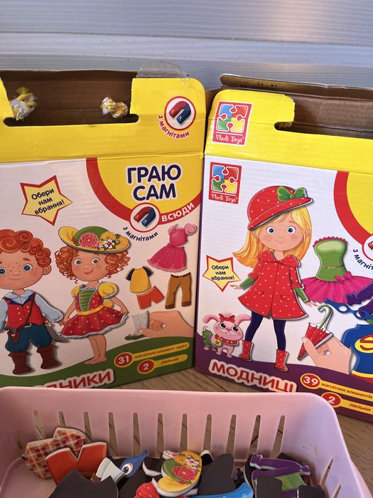 Магнітна гра ляльки+одяг