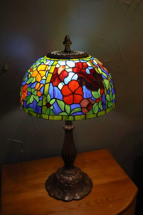 Lampa witrażowa Azalea 10"