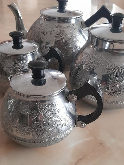 Stary radziecki zestaw do kawy i herbaty lata 70-te ZSRR