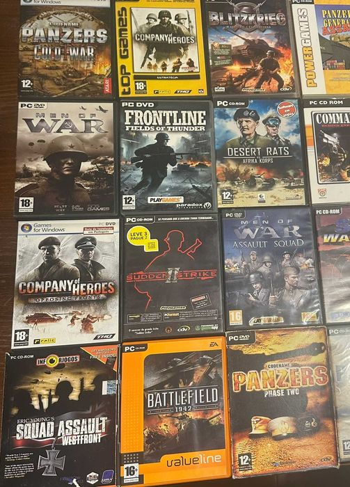 Coleção de Videojogos para PC antigos