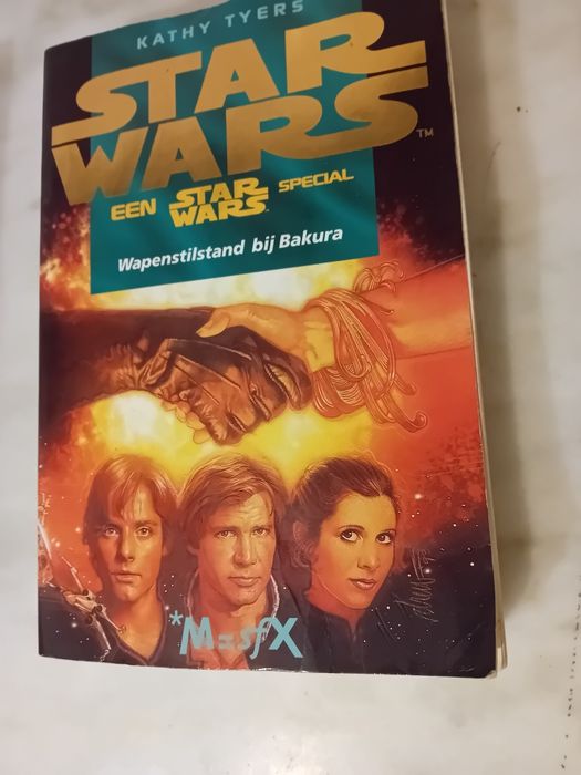 Conjunto de 2 Livros Antigos Star Wars Versão Holandesa