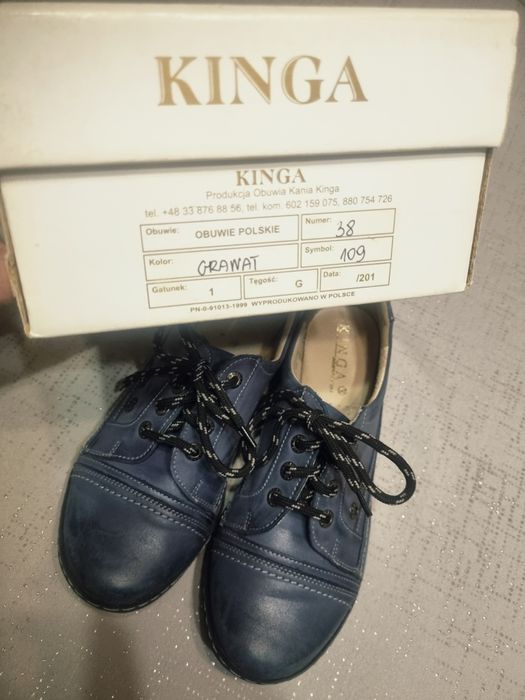 Buty  skórzane damskie r 38