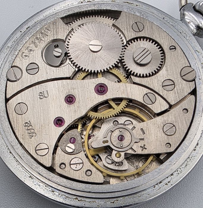 Mołnia Molnija zegarek kieszonkowy radziecki USSR CCCP  vintage