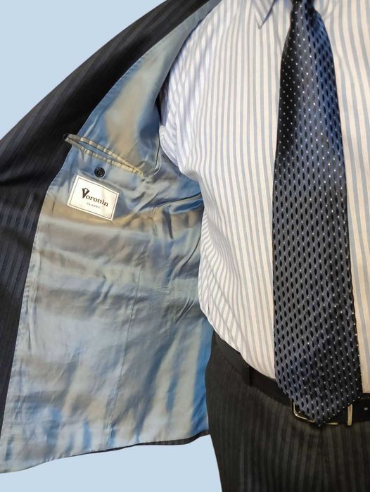 Темно-синій костюм VORONIN, 52 р.