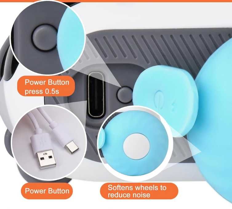 Машинка для котів і собак на пульті керування (USB, 2 режими, пульт)