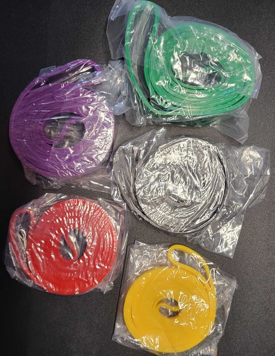 Набор резиновых петель для спорта и подтягиваний (5 шт) фитнес-резинки