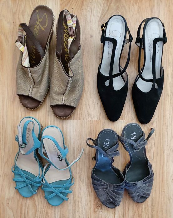 Buty bez pięty, sandałki 40