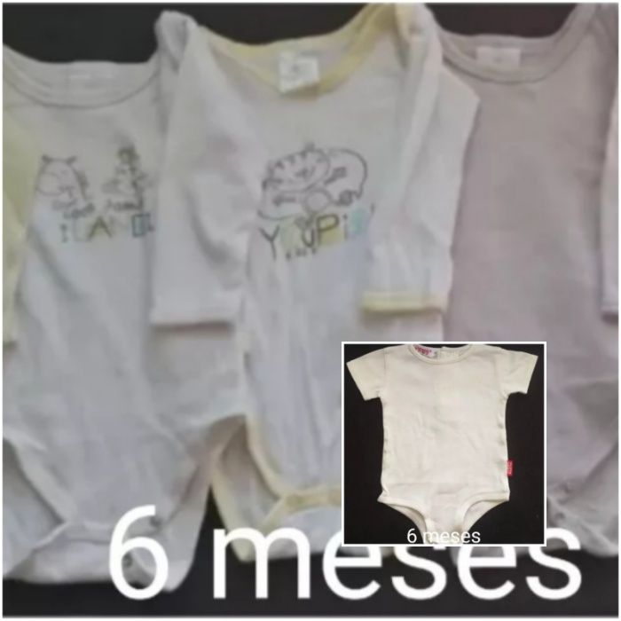 Bodys de bebé vários tamanhos