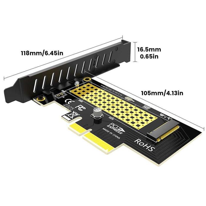 JEYI M.2 NVME до PCIe 4.0 3.0 SSD-адаптер +SSD 128gb