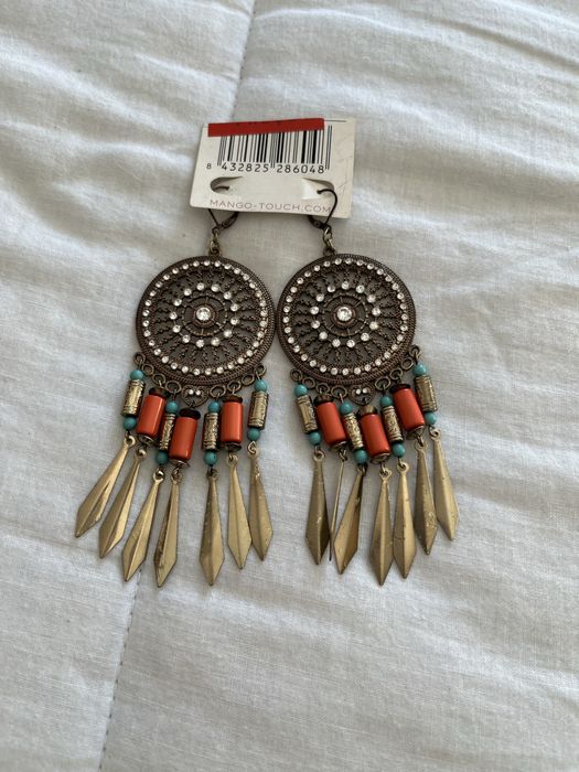 Brincos compridos da Mango