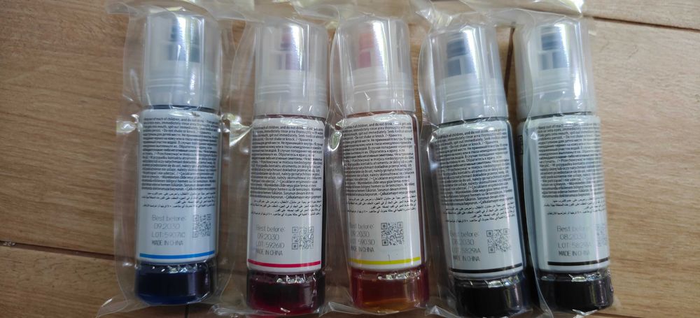 Komplet nowych tuszy epson ecotank 103