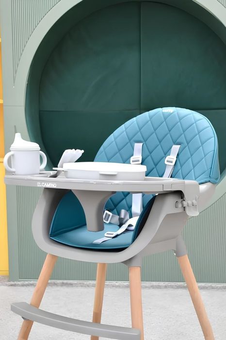 Стільчик для годування El Camino Me 1111 Lumi Teal столик з 6 місяців