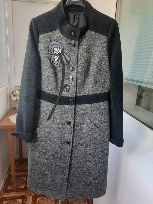 Пальто демисезонне 40% вовна